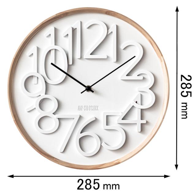 アンパサンドファクトリー 掛け時計AMPERSANDO FACTORY / AMP STD CLOCK CARVING SERIES AMP-037 78-495582[78495582] 返品種別Aの通販は 7,480円