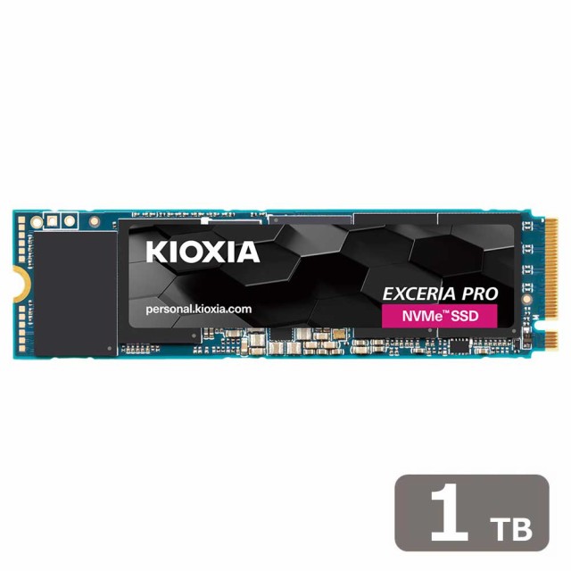 KIOXIA（キオクシア） EXCERIA PRO NVMe対応 内蔵SSD 1TB SSD-CK1.0N4P/N返品種別B