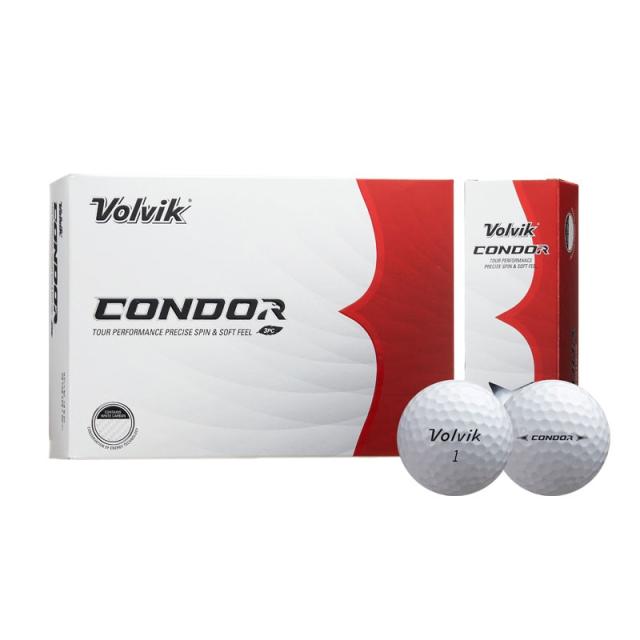 ボルビック VV5PNA21-10-DZ CONDOR ゴルフボール 1ダース 12個入り（ホワイト）VOLVIK[VV5PNA2110DZ] 返品種別Aの通販は