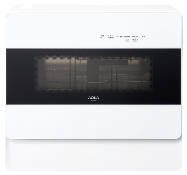 アクア ADW-L4-W 食器洗い機（ホワイト）【食洗機】【送風乾燥機能付き 