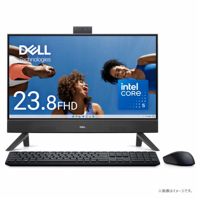 DELL（デル） AI567J-EHLNPB 23.8型 オールインワンデスクトップパソコン Inspiron 24 5430（Core 5/ メモリ 16GB/ 1TB SSD）-　ダークシ