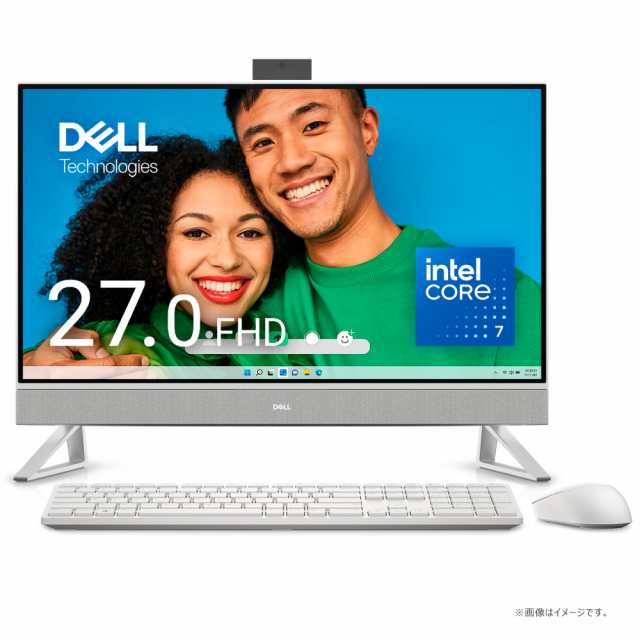 DELL（デル） AI779TJ-EHLNPW 27.0型 オールインワンデスクトップパソコン Inspiron 27 7730（Core 7/ メモリ 16GB/ 1TB SSD）-　パール