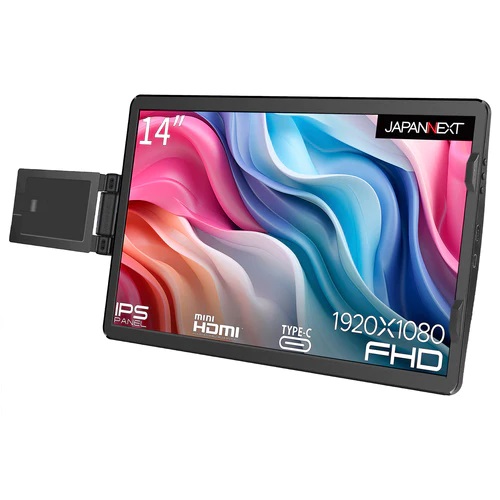 JAPANNEXT（ジャパンネクスト） JN-MDO-IPS140FHD 装着型モバイル液晶ディスプレイ(14型/IPS/FullHD 1920×1080/60Hz/25ms/miniHDMI/USB Type-C)(ブラック)[JNMDOIPS140FHD] 返品種別Aの通販は 16,578円
