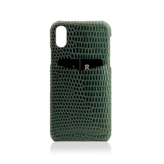 SLG Design SD13700I61 iPhone XR用 Lizard Leather Back Case（グリーン）[SD13700I61] 返品種別Aの通販は