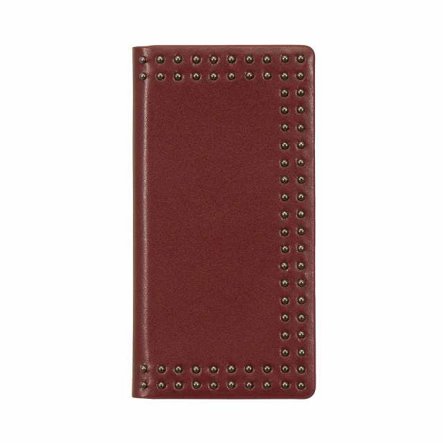 Eblouir（エブルイ） EB14405I65 iPhone XS Max用 Dot Studs Diary 手帳型ケース（レッド）[EB14405I65] 返品種別A