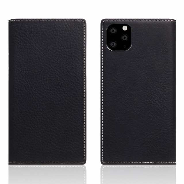 SLG Design SD17950I65R iPhone 11 Pro Max用 手帳型ケース Minerva Box Leather Case（ブラック）[SD17950I65R] 返品種別A