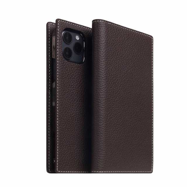 SLG Design SD19730I12P iPhone 12/12 Pro用 手帳型ケース Full Grain Leather Case（ブラウンクリーム）[SD19730I12P] 返品種別A