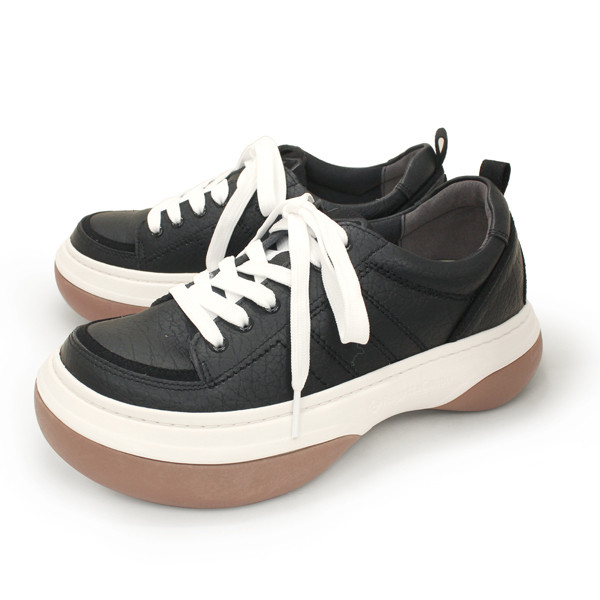 RegettaCanoe フリッツモ レースアップ スニーカー(ブラック・サイズ：S 21.5〜22.0cm) CJFT001-BLK-S返品種別Aの通販は 11,800円