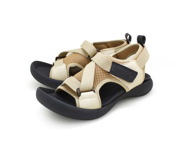 RegettaCanoe CJFD5370-BEG-L レディース メッシュスポーツサンダル（ベージュ・サイズ：L）リゲッタカヌー[CJFD5370BEGL] 返品種別Aの通販は 8,980円