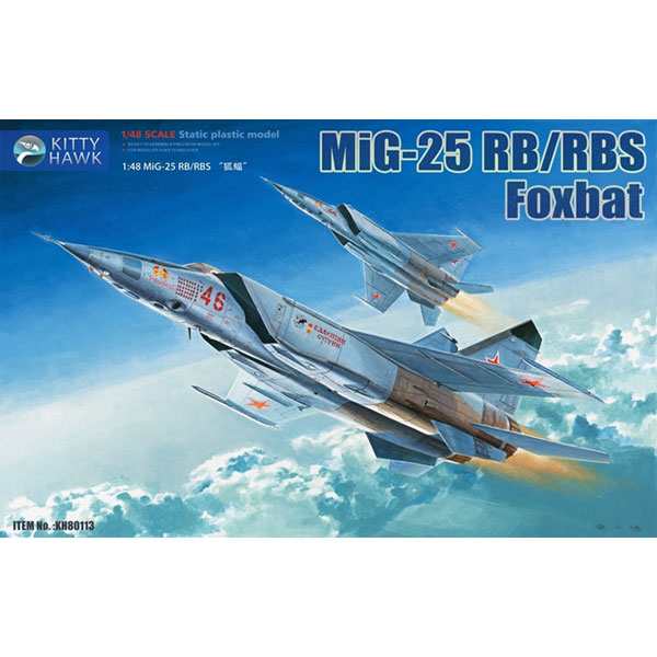 キティホークモデル 1/48 MiG-25 RB/RBS フォックスバット【KITKH80113】プラモデル 返品種別B