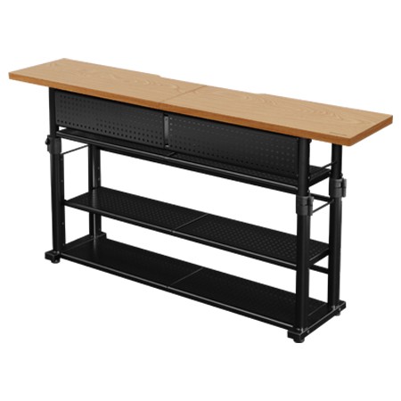 バウヒュッテ BHC-1200H-WD 昇降エクステンションデスク (幅120cm×奥行25cm) ウッド[BHC1200HWD] 返品種別Aの通販は
