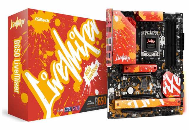 ASRock（アスロック） B650 LIVEMIXER ASRock B650 LiveMixer クリエイター向けマザーボード[B650LIVEMIXER] 返品種別Bの通販は