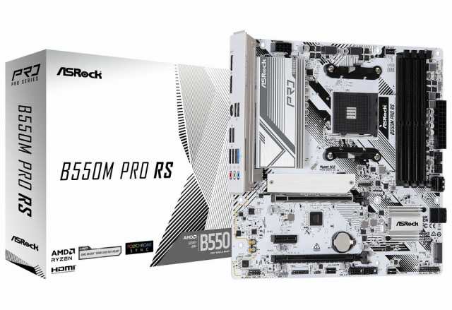 ASRock（アスロック） B550M_PRO_RS AMD B550チップセット マザーボード B550M Pro RS[B550MPRORS] 返品種別B