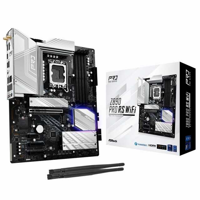 ASRock｜アスロック Z890PRORSWIFI ASRock Z890 Pro RS WiFi マザーボード[Z890PRORSWIFI] 返品種別B