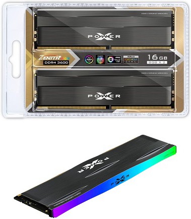 SiliconPower（シリコンパワー） SP016GXLZU360BDD PC4-28800 (DDR4-3600）288pin UDIMM 16GB（8GB×2枚)[SP016GXLZU360BDD] 返品種別B