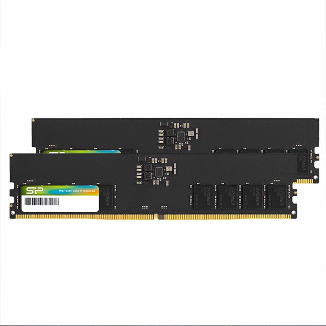 SiliconPower（シリコンパワー） SP016GBLVU480G22 DDR5 UDIMM (8GBx2) 4800MHz (PC5-38400) 288ピン[SP016GBLVU480G22] 返品種別B