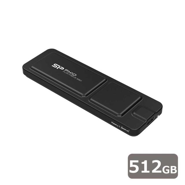 SiliconPower（シリコンパワー） USB 3.2 Gen 2対応 Portable SSD PX10 Black(512GB)（ブラック） SP512GBPSDPX10CK返品種別Bの通販は