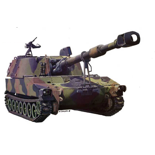 AFVクラブ 【再生産】1/35 M109A2 自走榴弾砲【FV35109】プラモデル  返品種別Bの通販は