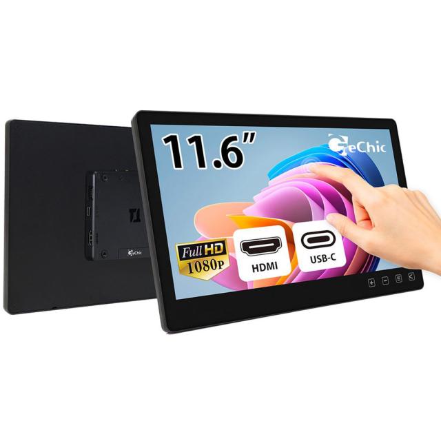 GeChic（ゲシック） ON-LAP/T111A 11.6型　タッチパネル搭載 モバイルモニター[ONLAPT111A] 返品種別Aの通販は