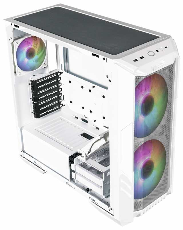 CoolerMaster（クーラーマスター） H500-WGNN-S00 ミドルタワー型PCケース HAF 500 White[H500WGNNS00] 返品種別B