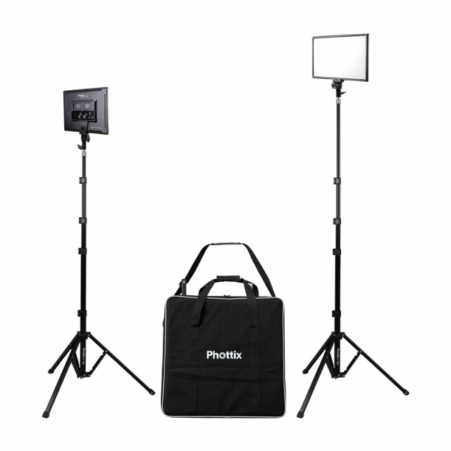 Phottix NUADA S3-2TWIN KIT Nuada S3II LED Light Twin Kit Setフォティックス[NUADAS32TWINKIT] 返品種別A