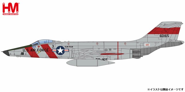 ホビーマスター 1/72 RF-101C ヴードゥー ”アメリカ空軍 第363戦術偵察航空団 1957”【HA9301】塗装済完成品  返品種別B