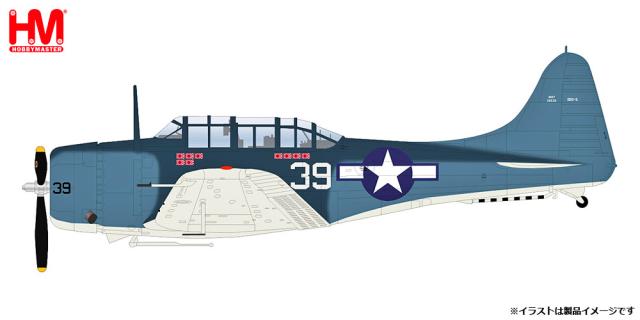 ホビーマスター 1/32 SBD-5 ドーントレス ”VB-16 クック・クレランド海軍中尉機 1944”【HA0214】塗装済完成品  返品種別Bの通販は