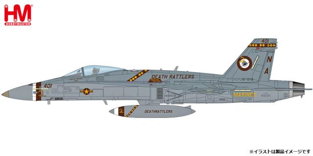 ホビーマスター 1/72 F/A-18C ホーネット ”アメリカ海兵隊 VMFA-323 デスラトラーズ”【HA3583】塗装済完成品  返品種別Bの通販は 16,643円