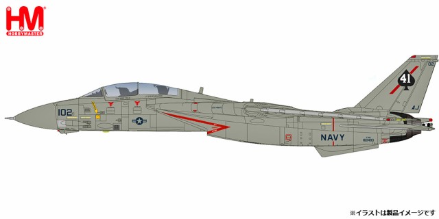 ホビーマスター 1/72 F-14A トムキャット 第41戦闘攻撃飛行隊 ”スホーイ・キラー 1981”【HA5256】塗装済完成品  返品種別Bの通販は