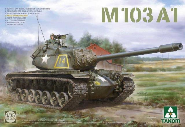 タコム 1/35 M103A1【TKO2139】プラモデル  返品種別Bの通販は