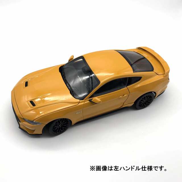 DIECAST MASTERS 1/18 フォード マスタング GT 2019 右ハンドル オレンジ【61002】ミニカー  返品種別Bの通販は