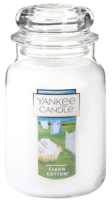 カメヤマ キャンドルハウス フレグランスキャンドル「クリーンコットン」 YANKEE CANDLE ジャーL YK006-05-01(カメヤマ)返品種別Aの通販は 5,480円