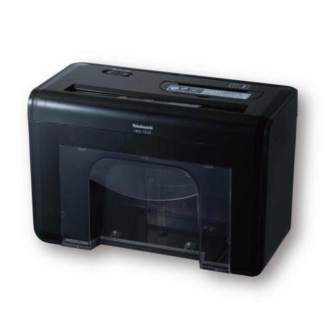 ナカバヤシ HES-T202BK 卓上シュレッダ(メディア対応)（ブラック）[HEST202BK] 返品種別A
