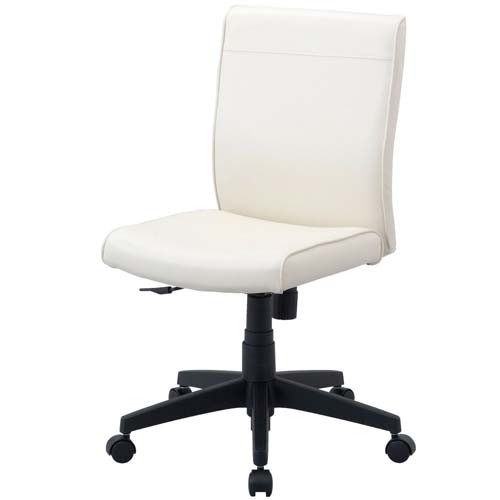 ナカバヤシ RZE300IV ワークレザーチェア（アイボリー）[RZE300IV] 返品種別Aの通販は