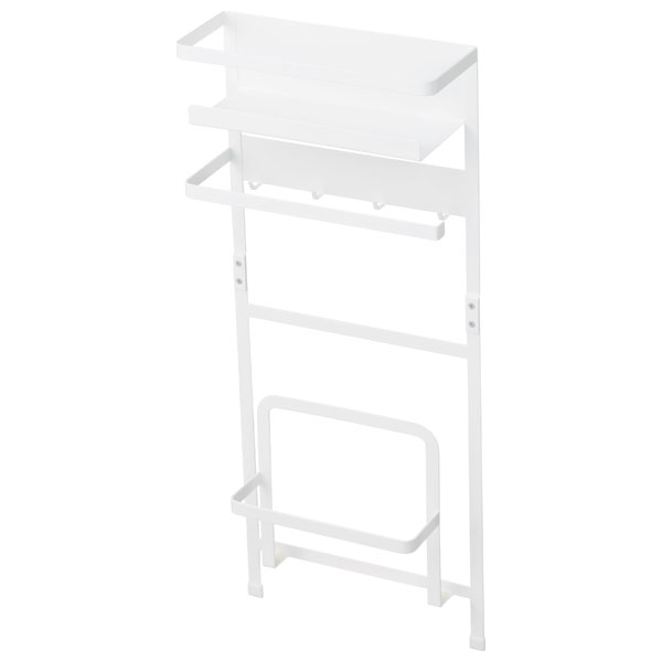 山崎実業 3309 洗濯機横マグネット収納ラック プレート(ホワイト)[03309ヤマジツ] 返品種別Aの通販は