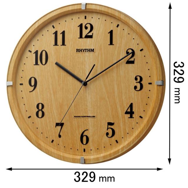 リズム 電波掛け時計 8MY501SR07[ライブリアリス07] 返品種別Aの通販は