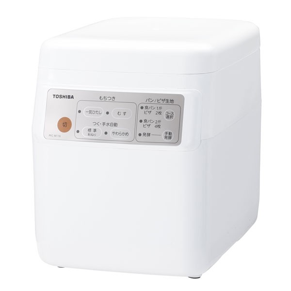 東芝 PFC-M116-W もちつき機　2合〜1升用　グランホワイトTOSHIBA　もちっ子生地職人[PFCM116W] 返品種別A