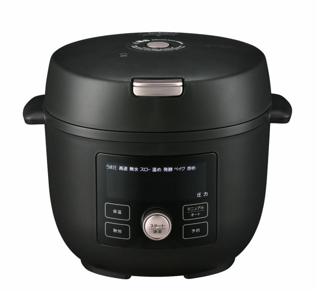 タイガー COK-B220KM 電気圧力鍋　1.4L　マットブラックTIGER COOKPOT（タイガークックポット）[COKB220KM] 返品種別A