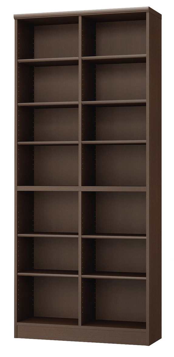 大洋 NC2090DB カラーラック ダークブラウン (幅86.5×高さ200cm)TAIYO Shelfit[NC2090DB] 返品種別Aの通販は