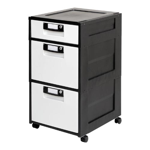 アイリスオーヤマ HG-312ブラツク オフィスキャビネット[HG312ブラツク] 返品種別Aの通販は 11,100円