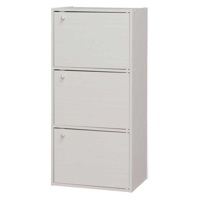 アイリスオーヤマ CX-33D-OW カラーボックス 3ドアタイプ 3段 (オフホワイト)IRIS CBボックス[CX33DOW] 返品種別A 6,087円