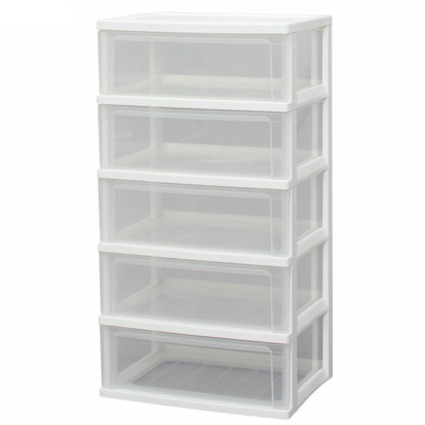 アイリスオーヤマ W-545 ワイドチェスト 5段IRIS[W545] 返品種別A 5,412円