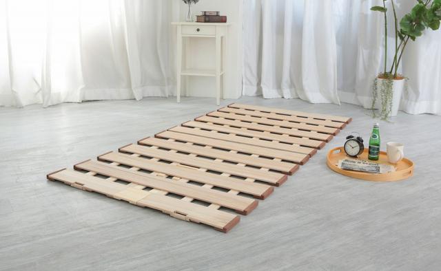 オスマック MYZ-310 薄型軽量幅広すのこベッド　2つ折れ式　(セミダブル)[MYZ310] 返品種別Aの通販は