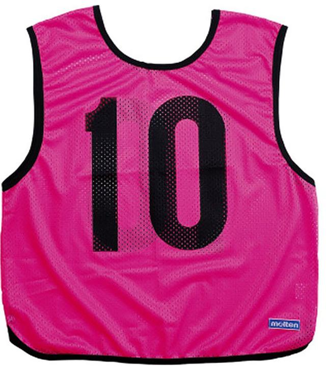 モルテン MT-GB0113PK ゲームベスト 番号1〜10 10枚セット（蛍光ピンク）Molten ゲームビブス[MTGB0113PK] 返品種別Aの通販は