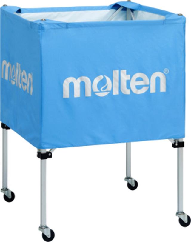 モルテン MT-BK0021C 折りたたみ式ボールカゴ（サックス・サイズ：中・背低）Molten[MTBK0021C] 返品種別Aの通販は 25,800円