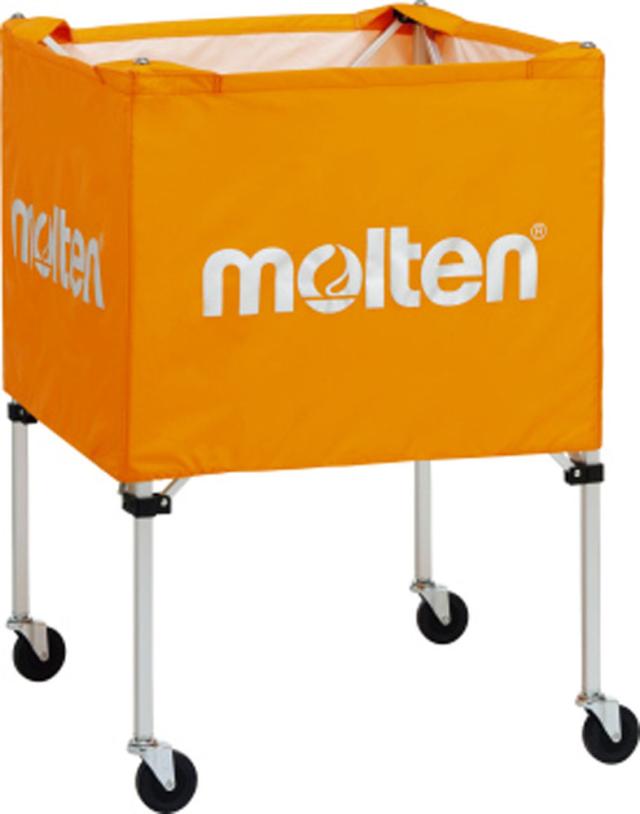 モルテン MT-BK0022O 折りたたみ式ボールカゴ（屋外用）（オレンジ・サイズ：中）Molten[MTBK0022O] 返品種別A