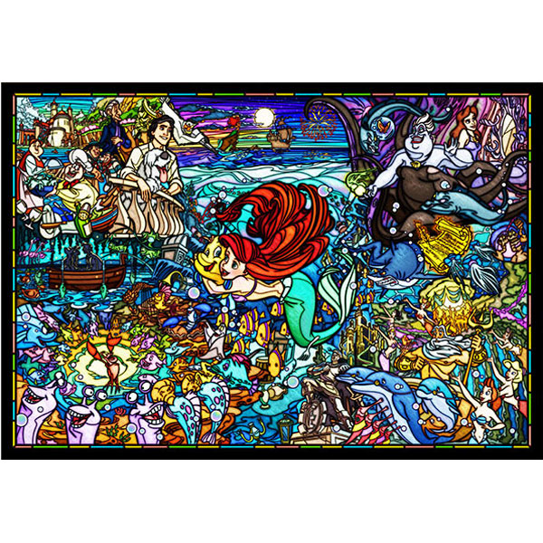 テンヨー ディズニー リトル マーメイド ストーリー ステンドグラス ピュアホワイト 1000ピース Dp 1000 033 ジグソーパズル 返品種の通販はau Pay マーケット Joshin Web 家電 Pc ホビー専門店