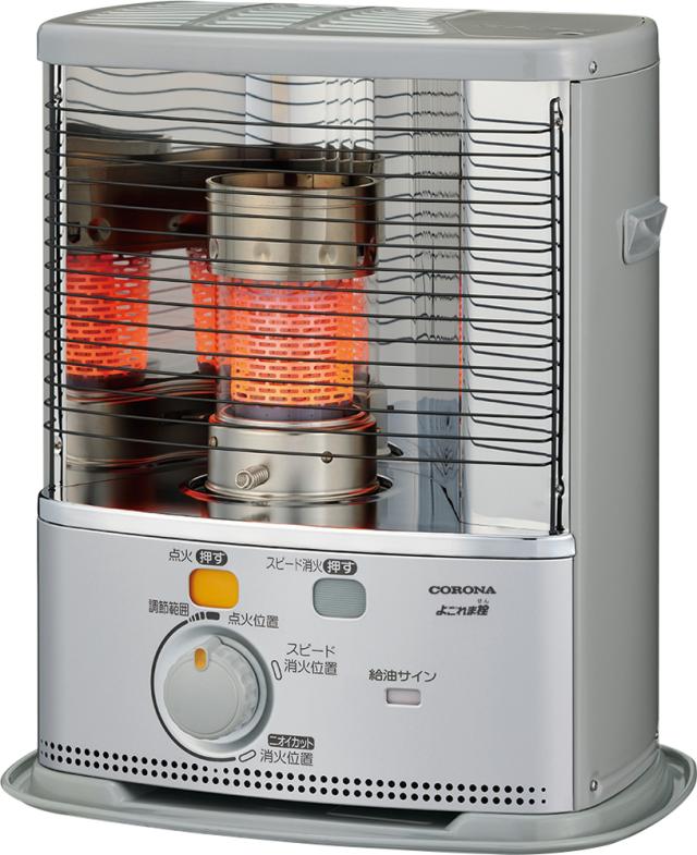 コロナ SX-2423Y-S 石油ストーブ（木造7畳/コンクリート9畳まで）【暖房器具】CORONA シルバー[SX2423YS] 返品種別Aの通販は