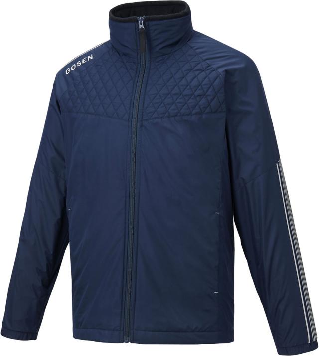 ゴーセン GOS-Y2040-17-M 裏起毛 ウィンドウォーマージャケット（ネイビー・サイズ：M）GOSEN　ユニセックス[GOSY204017M] 返品種別Aの通販は