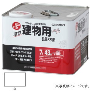 サンデーペイント #20E75 油性 建物用 白 7L[20E75] 返品種別B